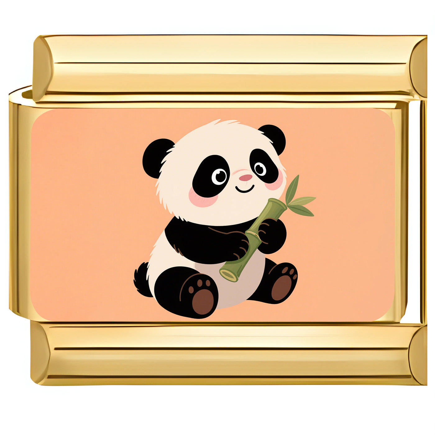 Wholesale Exclusive Supply of DIY Beading 18K Gold Italian Stainless Steel Module Elastic Chain with Small Bear,  Pig,  Sheep,  Rabbit,  Duck Designs