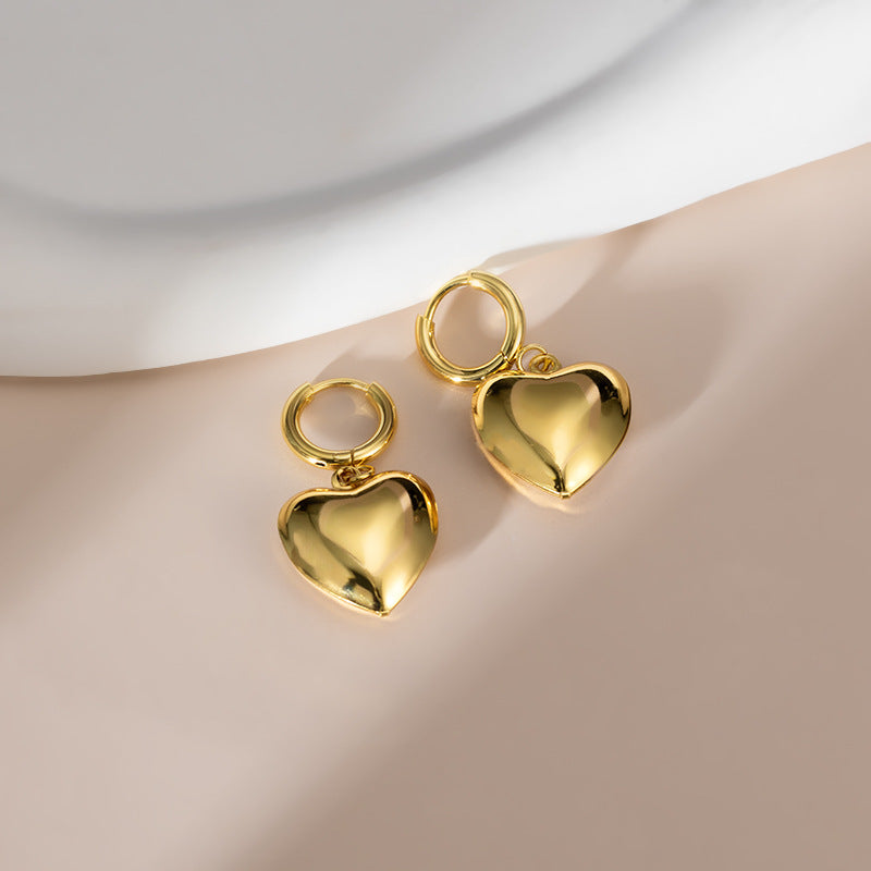 Wholesale Electroplated Stainless Steel Shell Earrings - Boutique Resale Jewelry
