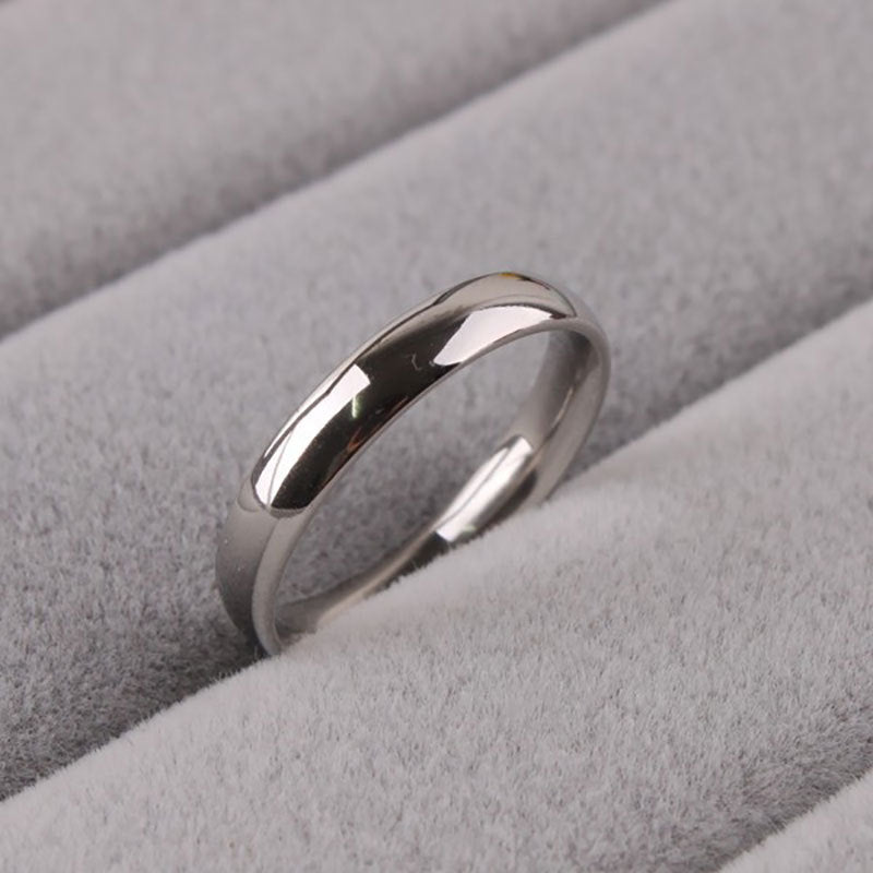 Wholesale titanium steel light luxury  ring