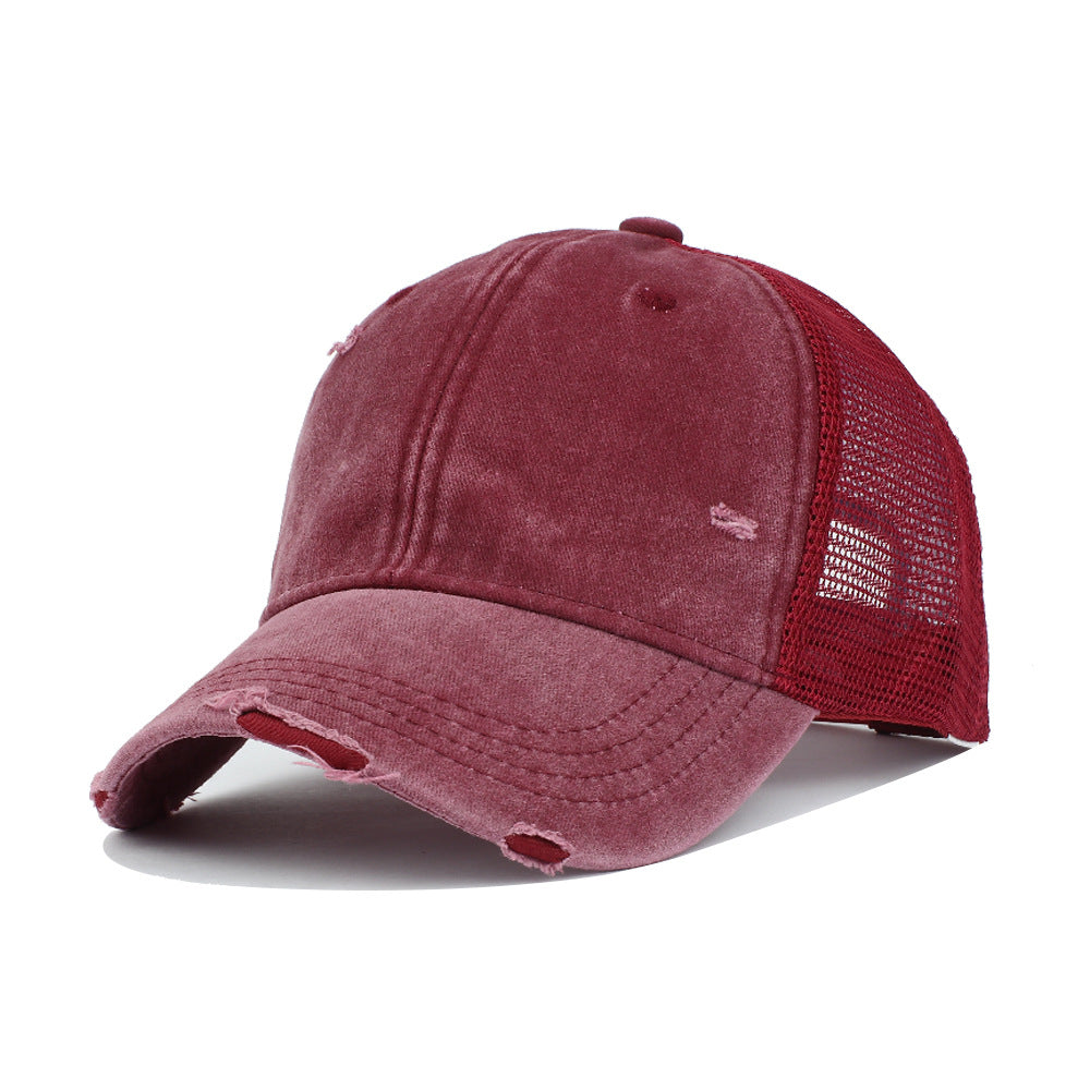 Wholesale Washed Distressed Baseball Caps Hat ACC-HT-RongZhao003