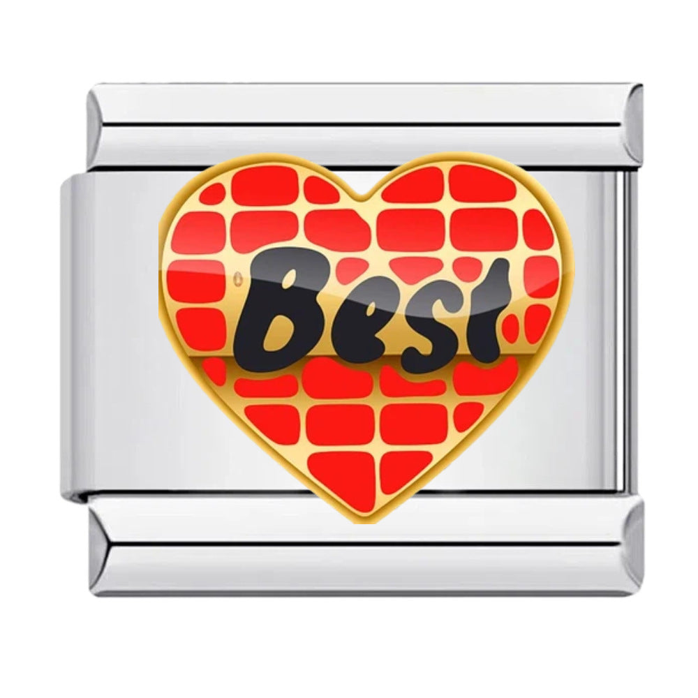 Wholesale Cartoon Series DIY Italian Charm Bracelet Titanium Steel Modular Design For Women Fashion Accessory Gift