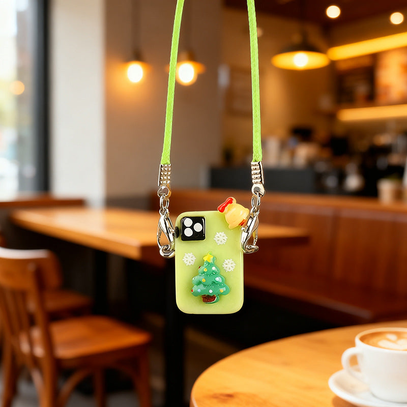 Wholesale Christmas-themed crossbody mini cartoon doll ornaments