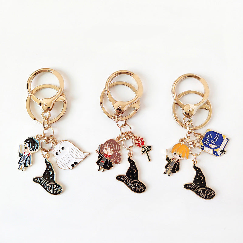 Wholesale Cartoon Cute Alloy Keychain ACC-KC-QiChen001