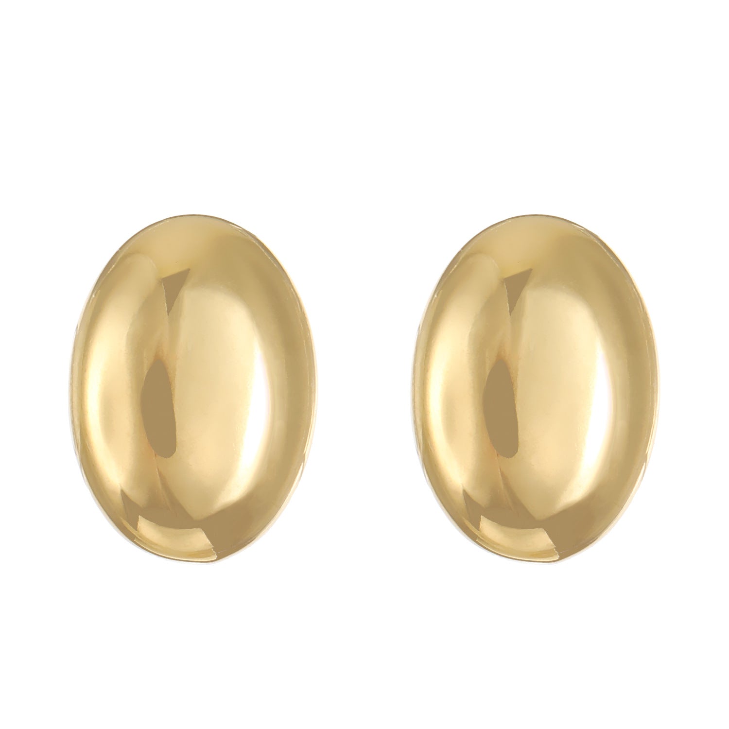 Wholesale Titanium steel pleated geometric  irregular round square lovely earrings