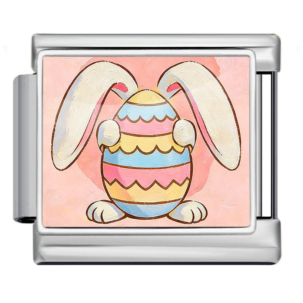 Wholesale Easter Egg Design Stainless Steel Bracelet,  Fashion Accessory for Boutique Resale