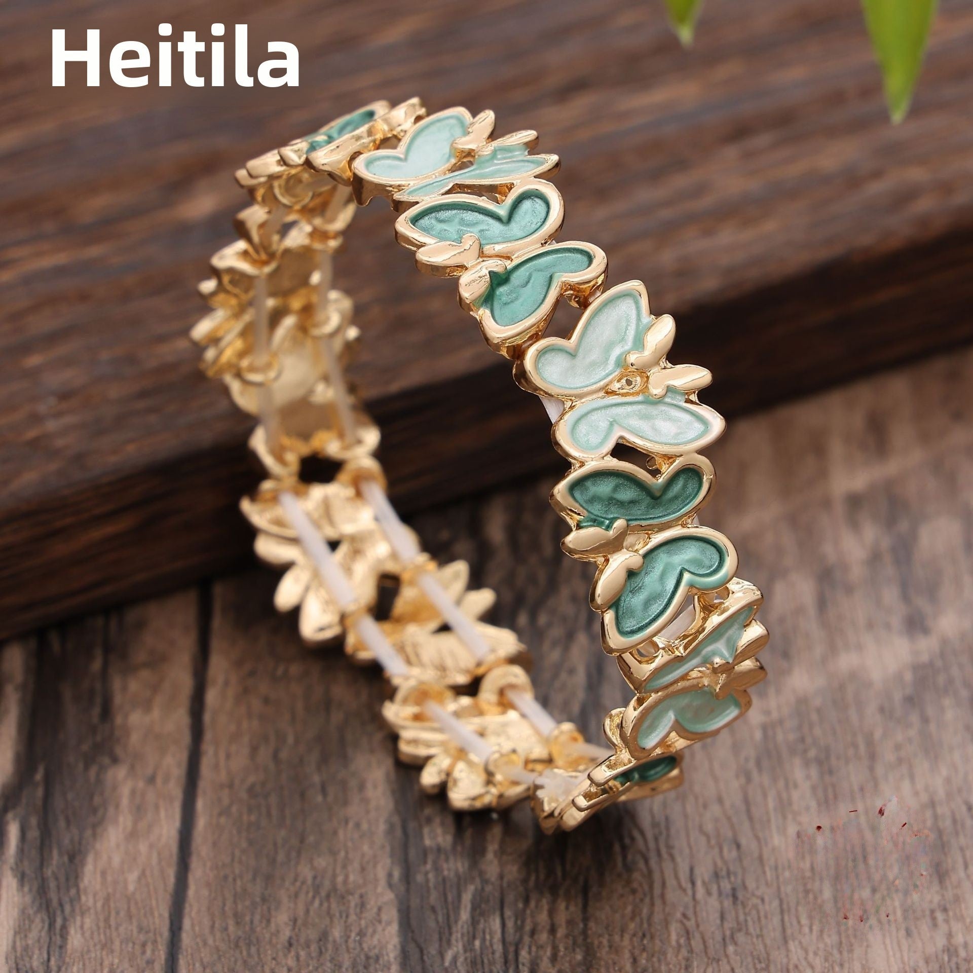 Wholesale Colorful Butterfly Dance Elastic Bracelet