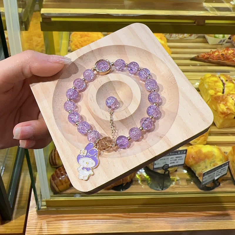 Wholesale Cartoon Cute Burst Flower Crystal Bracelet ACCVIP-BT-FanYou001