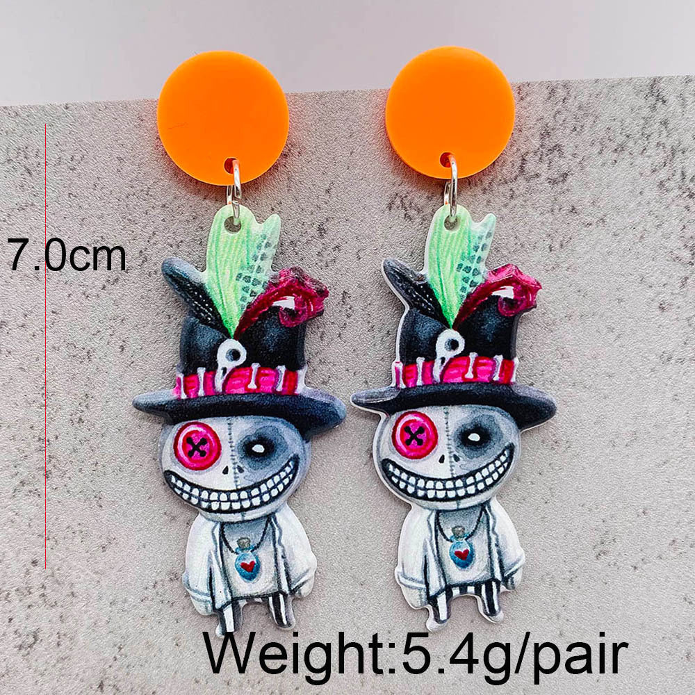 Wholesale Love Halloween Acrylic Earrings