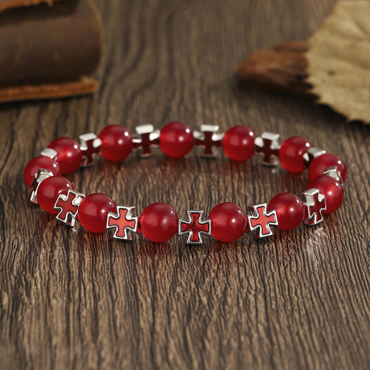 Wholesale Colorful Beaded  Couple Best Friend Elastic Lucky Bracelet