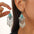 Wholesale  bohemian Retro ethnic style turquoise dangle earrings