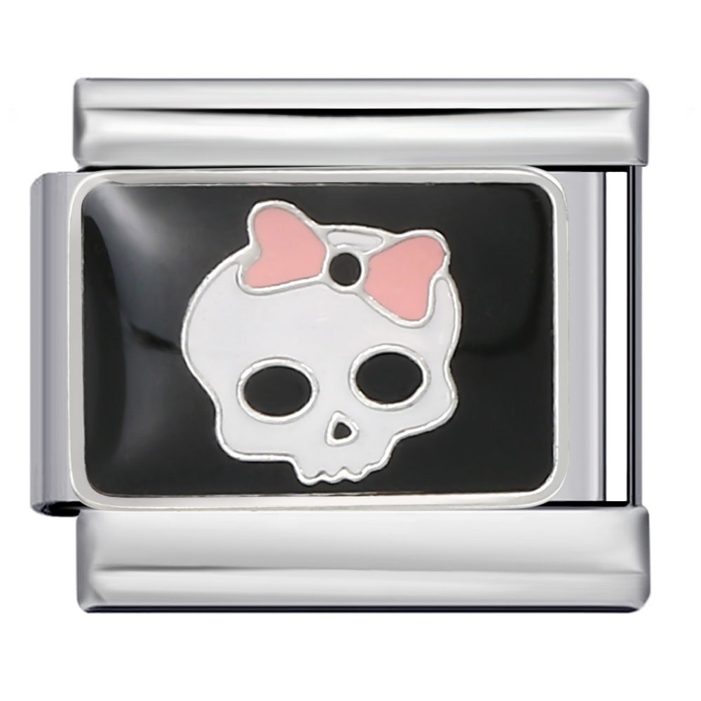 Wholesale Italian Charm Bracelet 9mm DIY Splicing Removable Mexico Element Stainless Steel Composable Bracelet