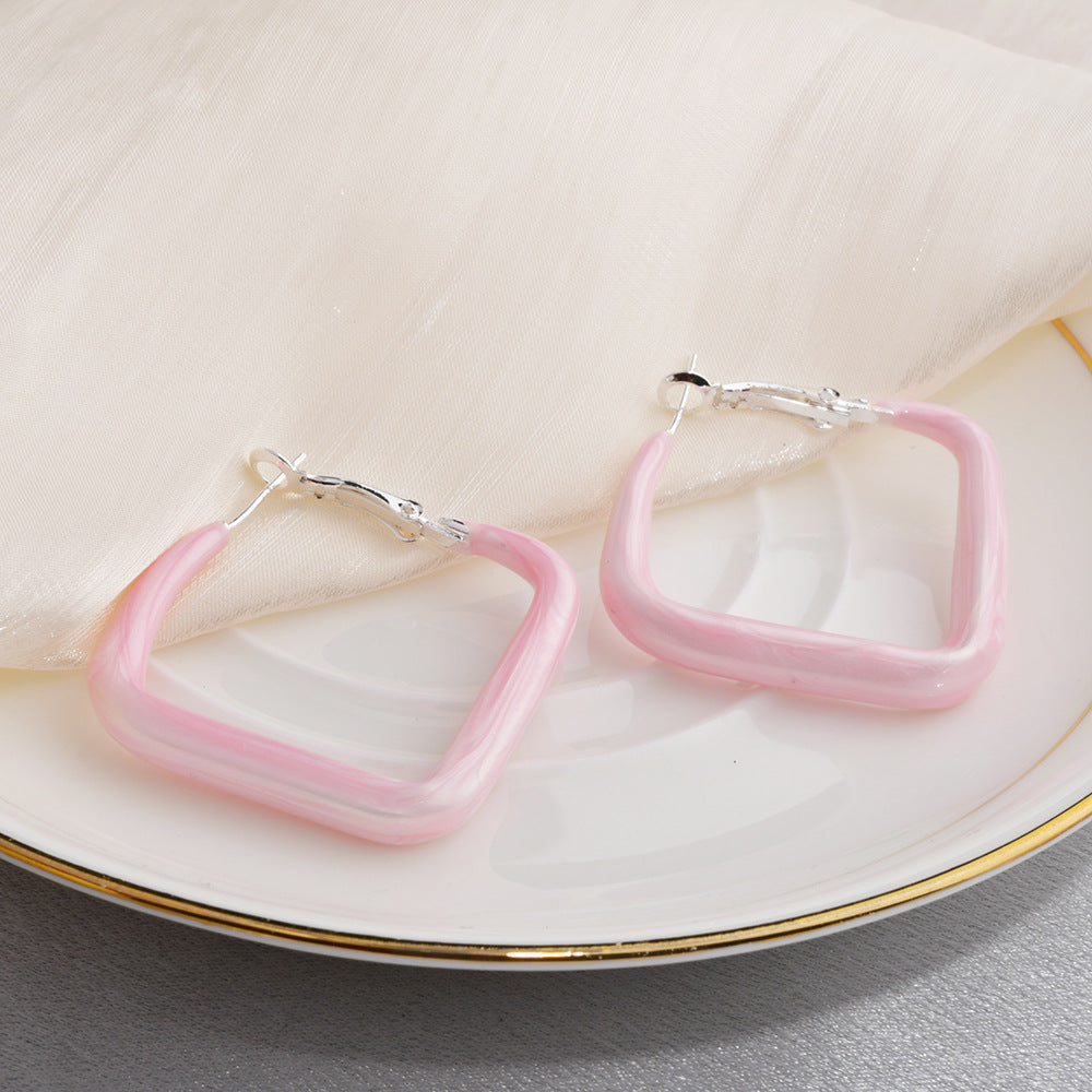 Wholesale  Light Luxury Candy Color Earrings