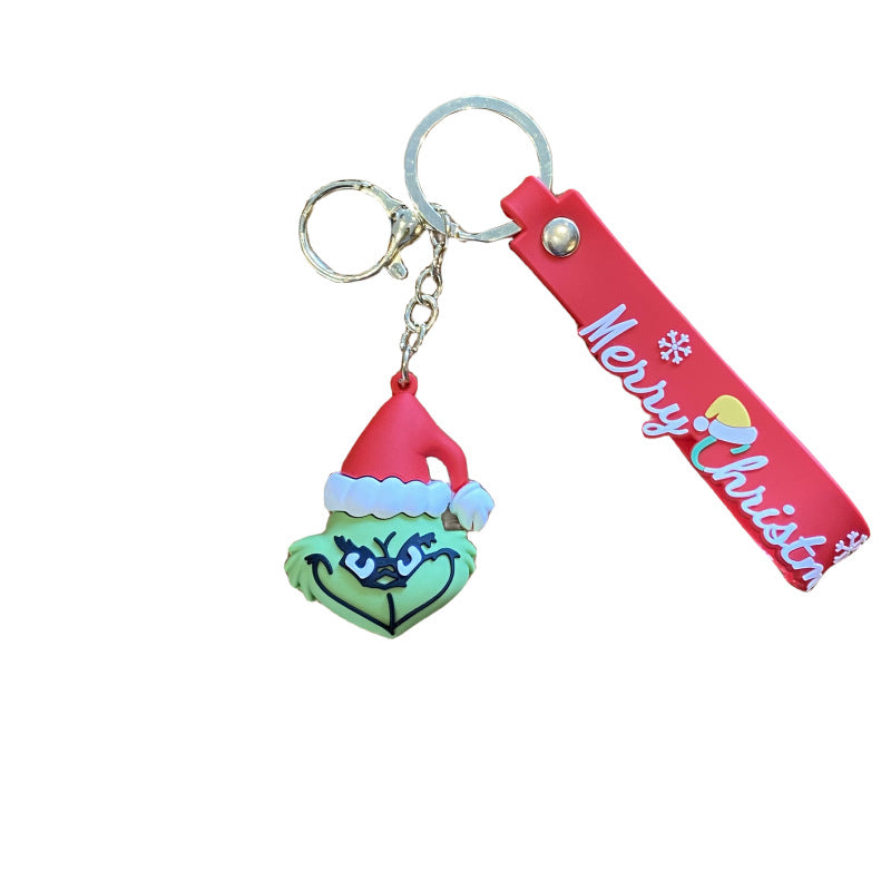 Wholesale Christmas Cartoon PVC Soft Keychain Creative Keychain ACCVIP-KC-MingTian001