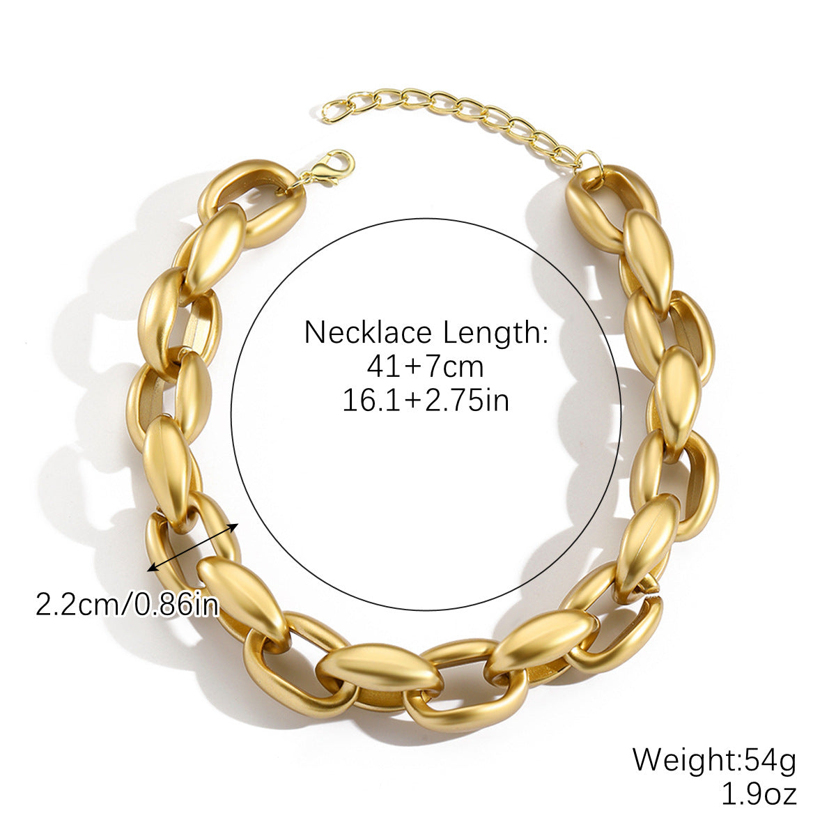 Wholesale  Acrylic Thick Chain Necklace