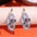 Wholesale Halloween Earrings Ghost Pumpkin Bat Spider Web Double-sided Acrylic Earrings