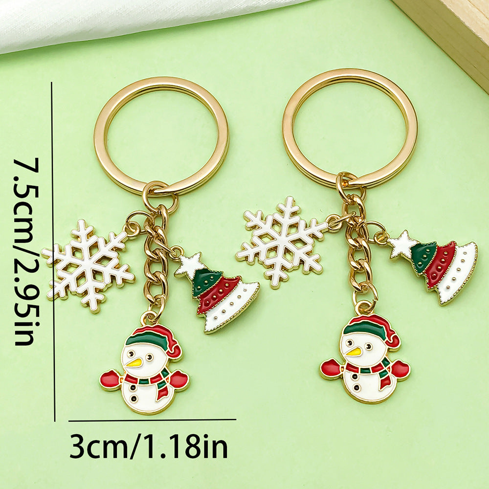 Wholesale Cute cartoon Christmas keychain