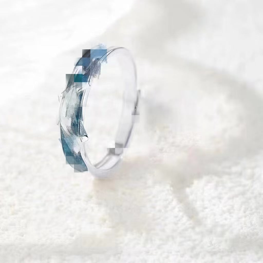 Wholesale Silver Plated Alloy Koi Fish Ring Vintage Open Band Jewelry Auspicious Fish Motif Everyday Fashion Accessory For Women