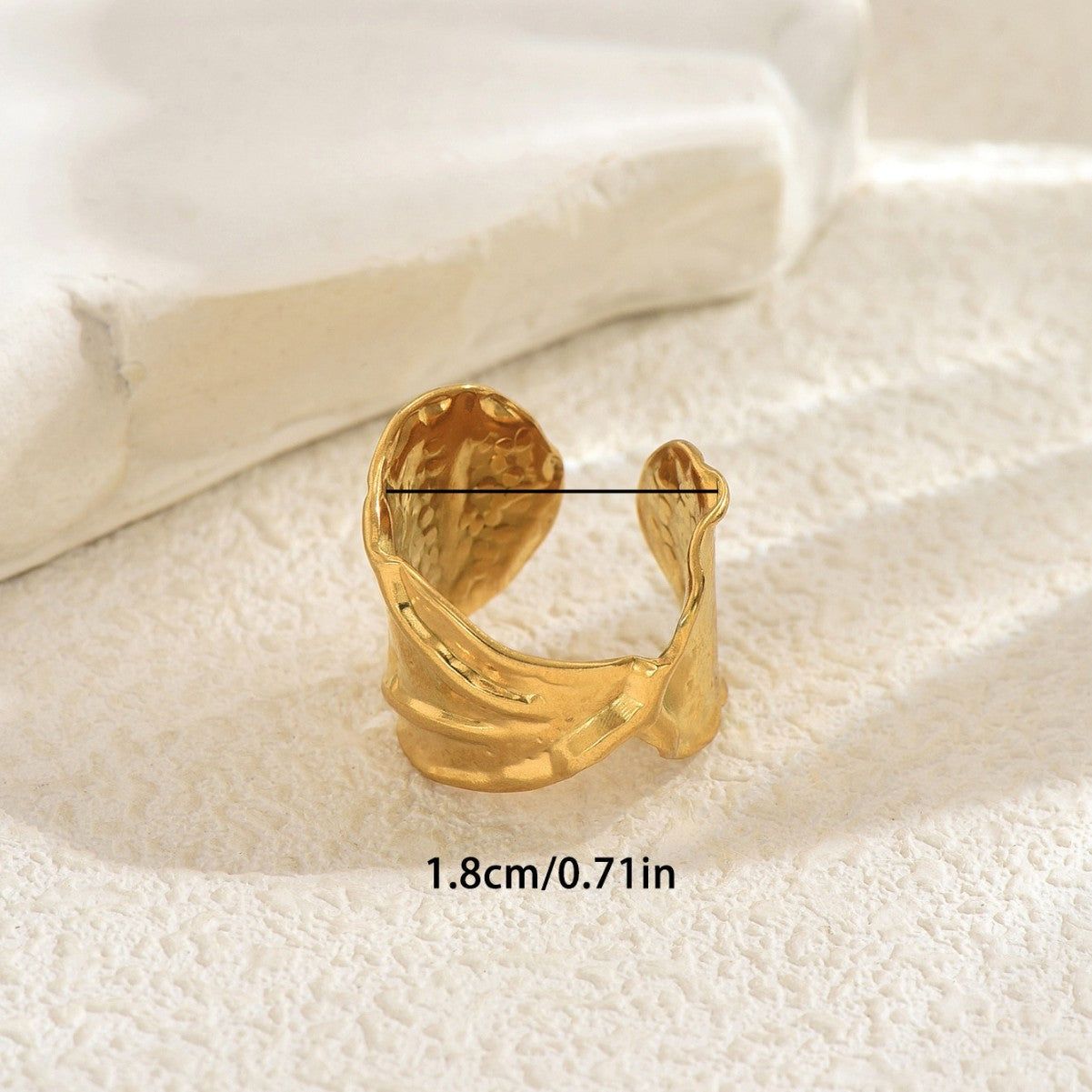 Wholesale Geometric twist open ring