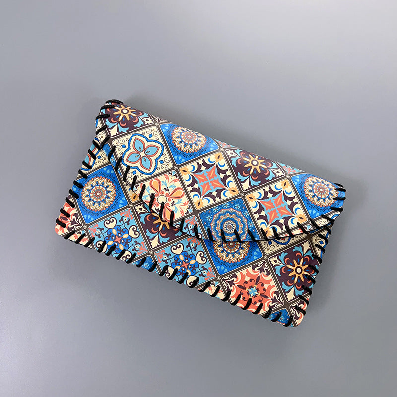 Wholesale Ethnic Style One-shoulder Mobile Phone Bag Color Printing Hand-sewn Crossbody Bag Wallet ACC-WT-Mengs008