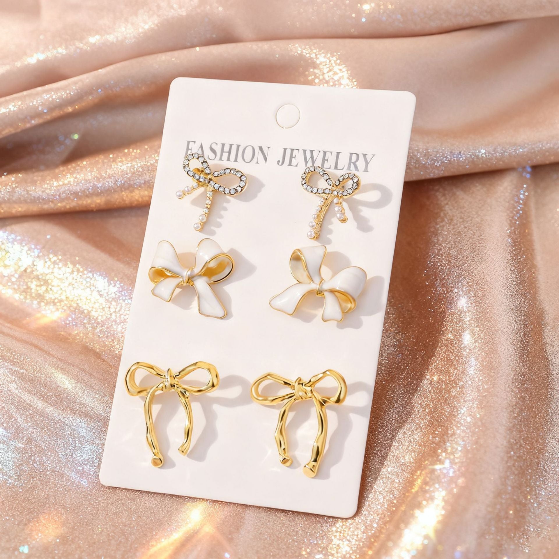 Wholesale Elegant and unique bow starfish earring