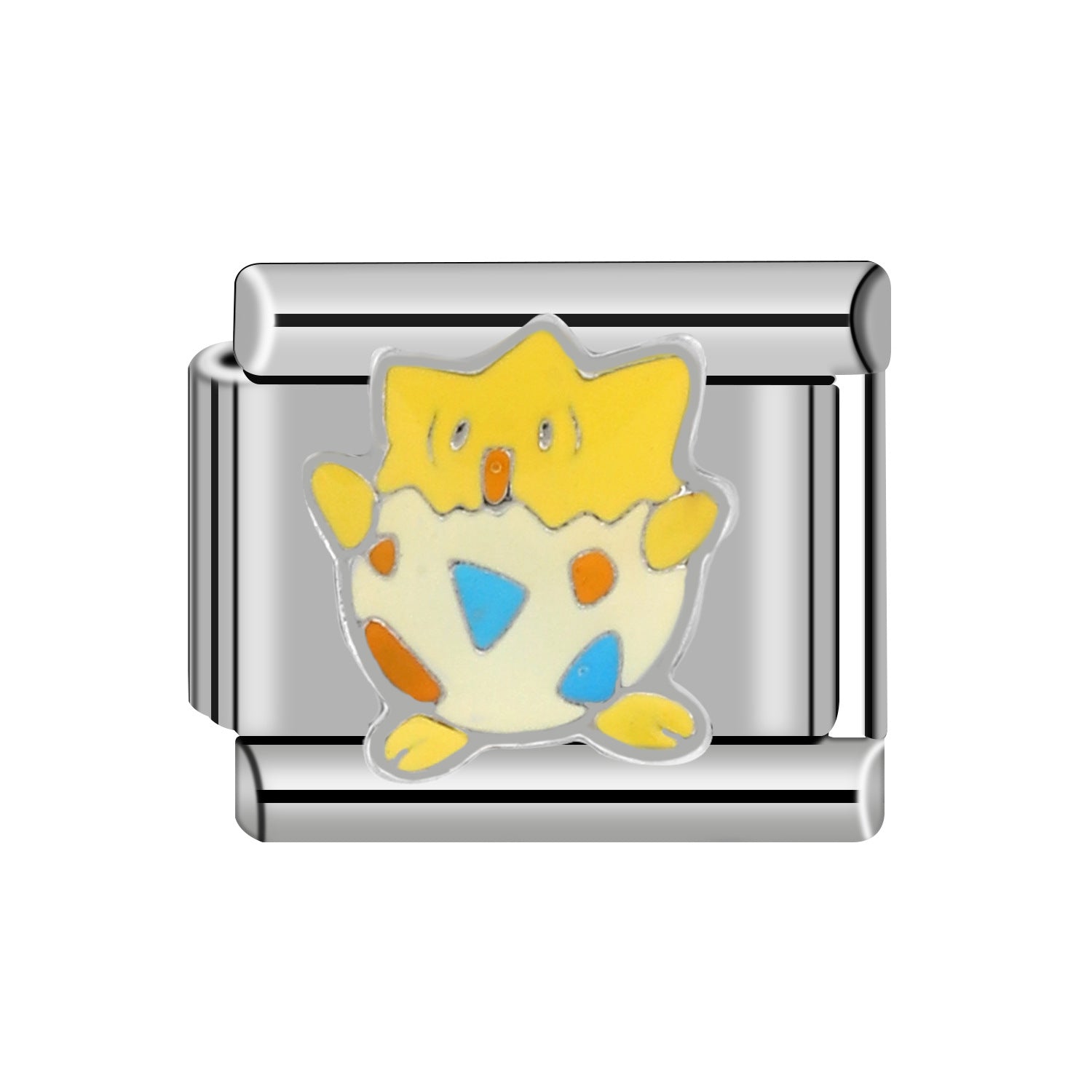 Wholesale 5pcs Italian Charm Bracelet Charm Module Stainless Steel Cute Bracelet 9mm DIY Pattern Free Stitching Detachable Composable Bracelet ACCVIP-BT-XY002