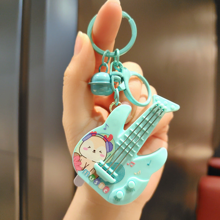 Wholesale Cartoon Animal Guitars Plastic Keychain ACC-KC-Shuot001