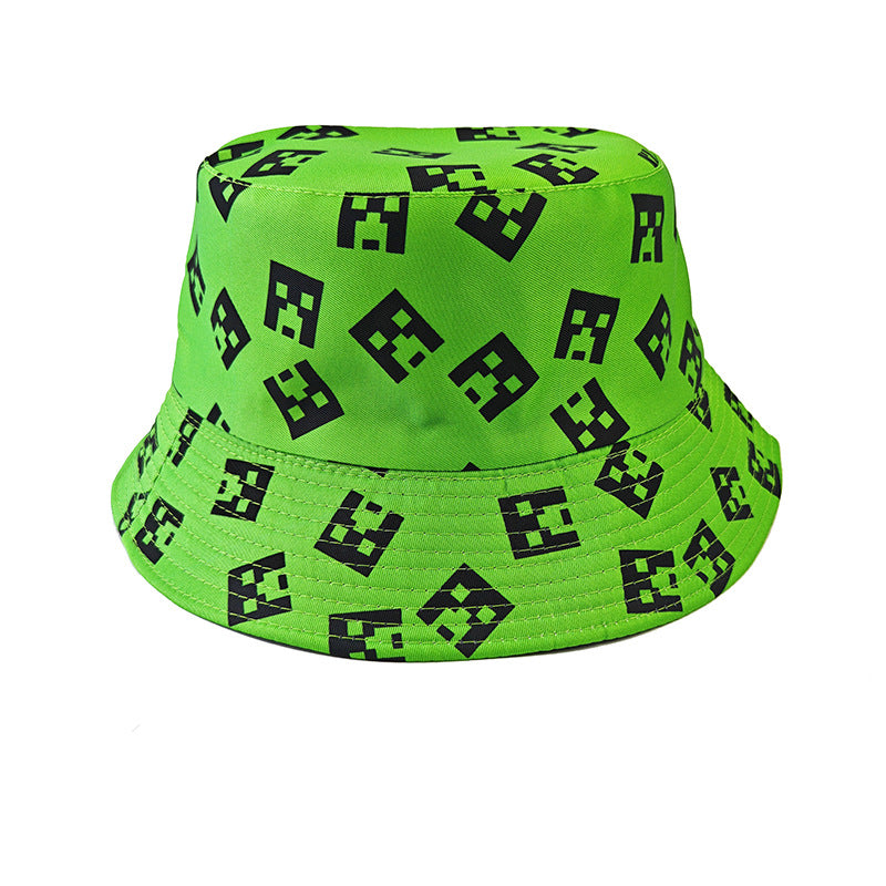 Wholesale Happy Birthday Printed Bucket Hat for Outdoor Sun Protection Fashion Accessory