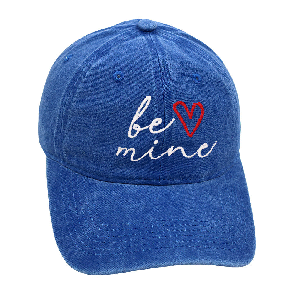 Wholesale Valentine's Day Embroidered Couple Baseball Caps