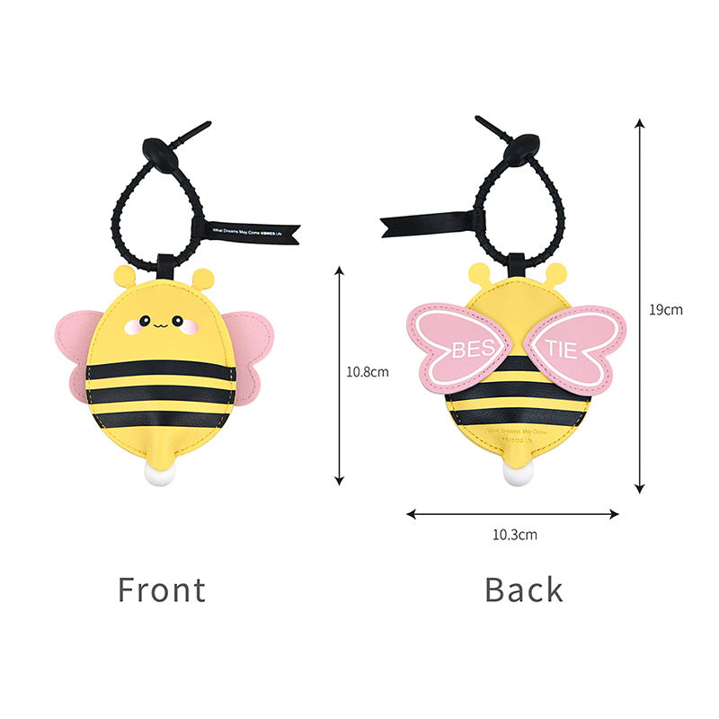 Wholesale Trendy Panda Bubble Blowing Keychain Pendant PU Cartoon Design Decorative Bag Charm Gift For Teens