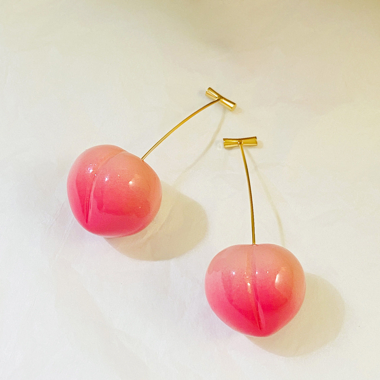 Wholesale  long cherries earrings creative  cute cherry earrings