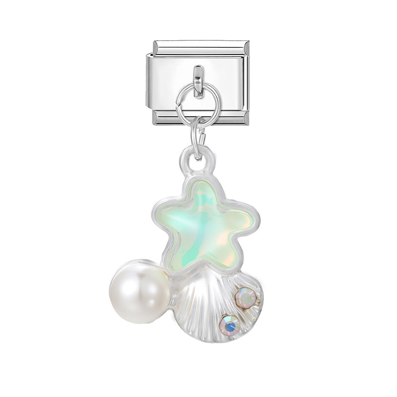 Wholesale 9mm Italian Charm Starter Bracelets DIY Pendant Style Stainless Steel Composable Bracelet