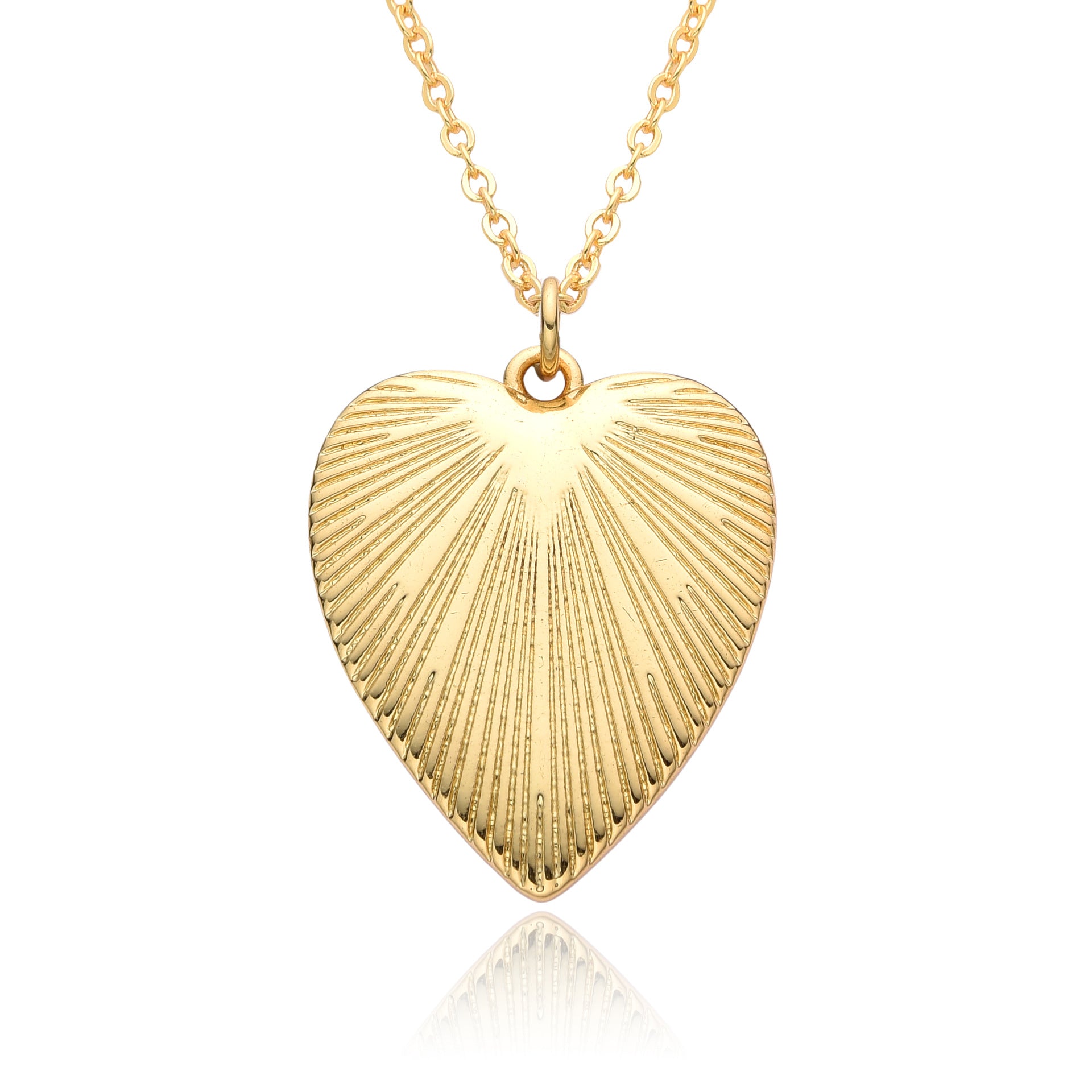 Wholesale love diamond clavicle chain copper plated 18K real gold necklace