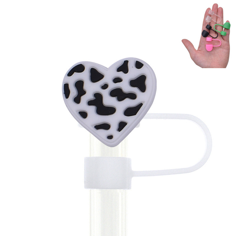 Wholesale Random 100pcs Cowgirl PVC Soft Straw Tube Cap