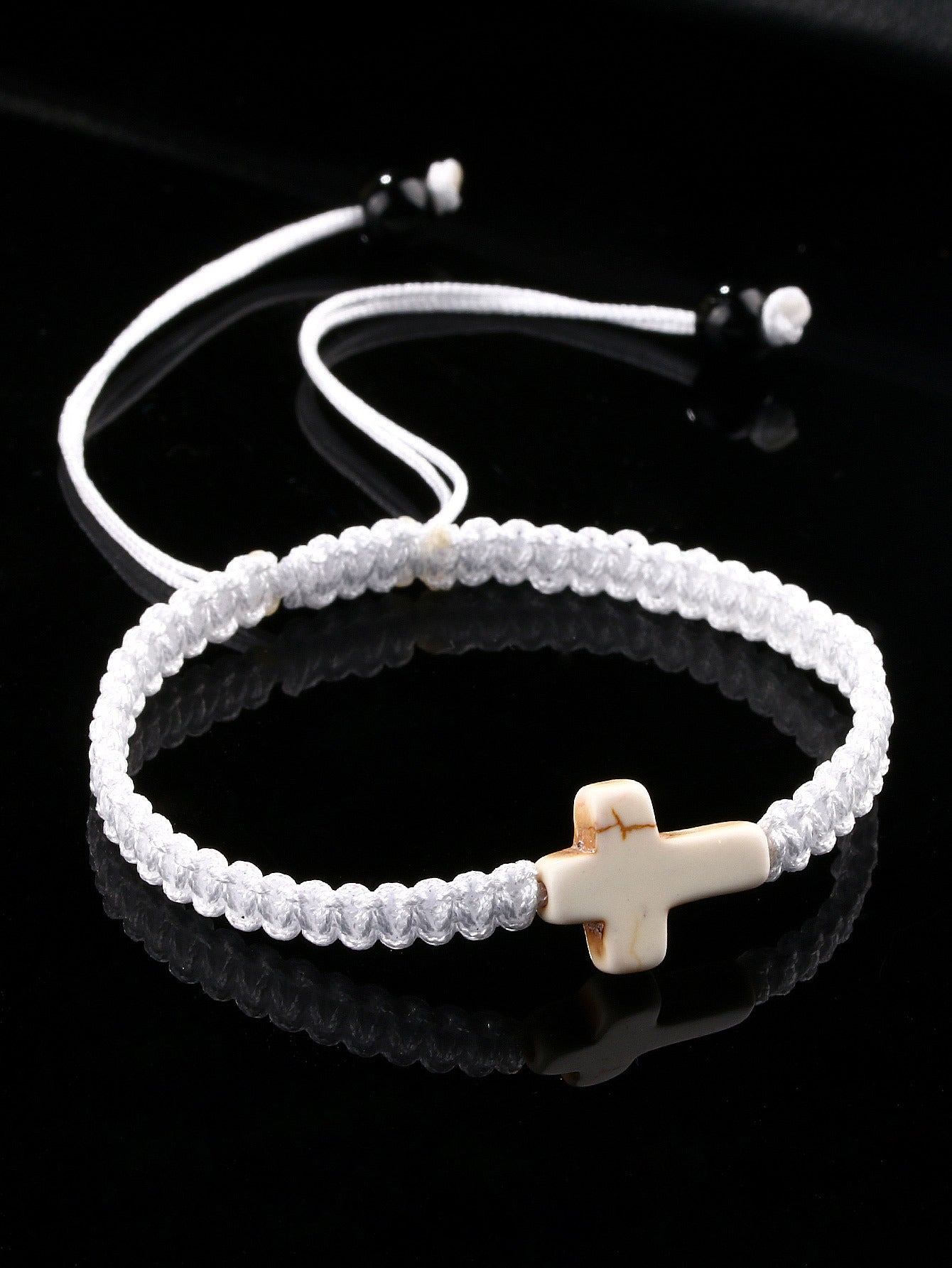 Wholesale Turquoise Cross Braided Bracelet