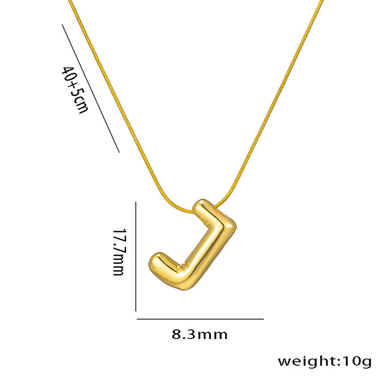 Wholesale Stainless Steel English Letter Necklace ACC-NE-KuCai014