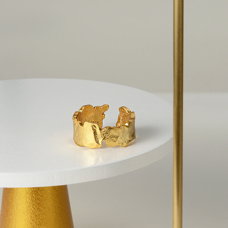 Wholesale  sterling silver wrinkle-burning ring