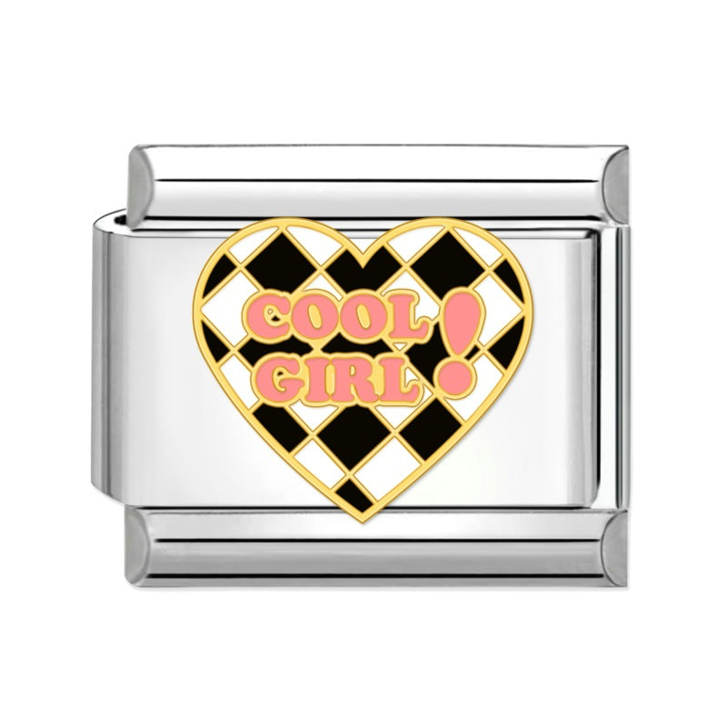 Wholesale Italian beaded bracelet 9mm DIY splicing detachable love stainless steel combinable bracelet