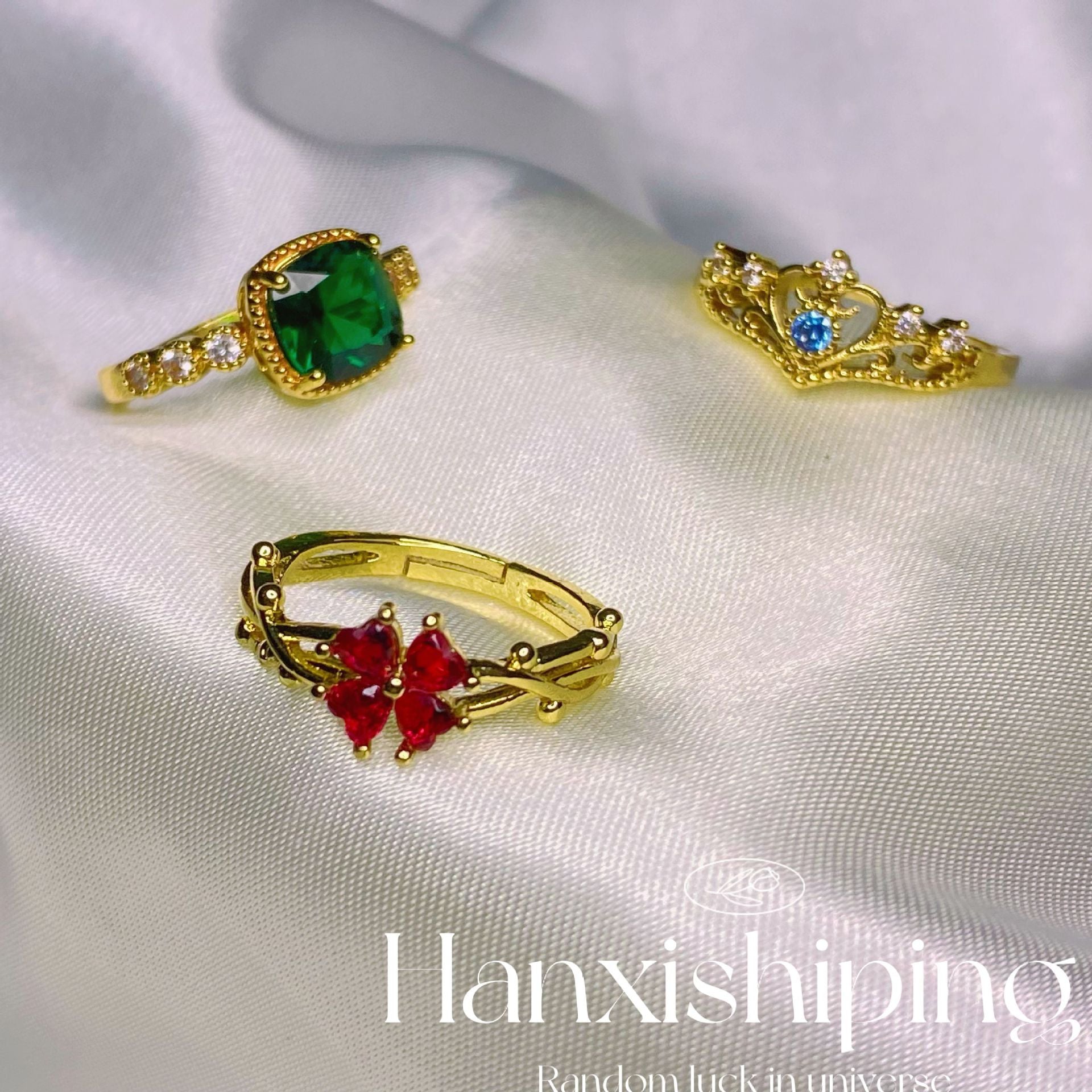 Wholesale Small Pearl Stretchable Adjustable Soft Chain Ring ACC-RS-Hanxi001