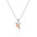 Wholesale  S925 Sterling Silver Necklace  Zircon Pendant Necklaces