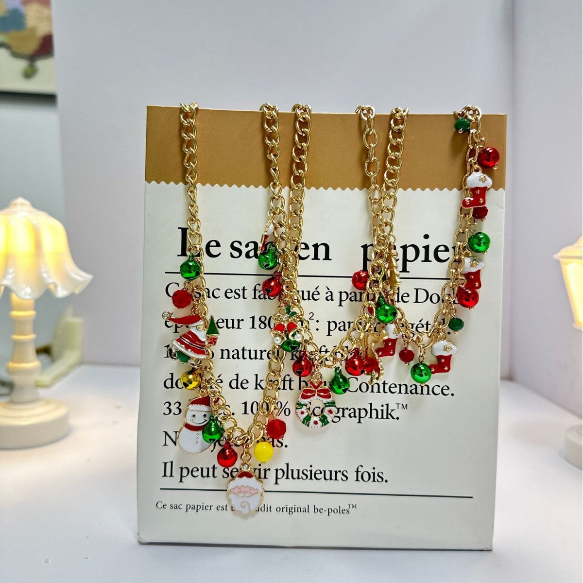 Wholesale Christmas Element Necklace