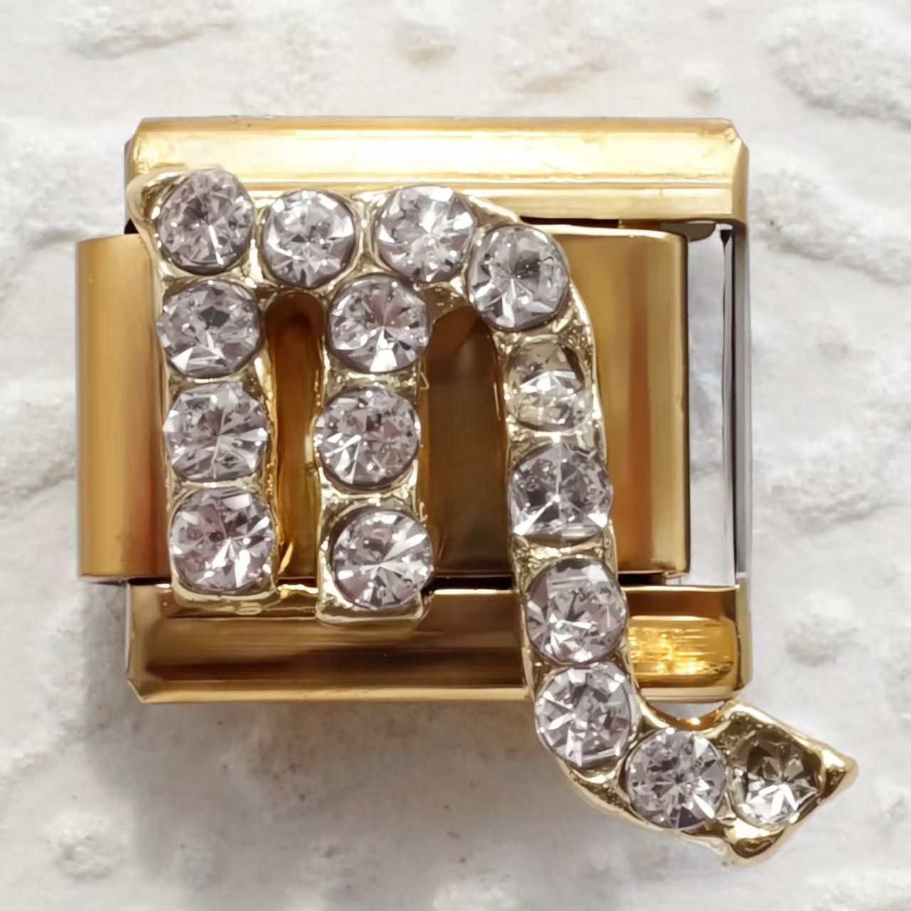 Wholesale 5pcs  Italian Charm Bracelet 9mm DIY 12 contions   Creative Stainless Steel Composable Bracelet