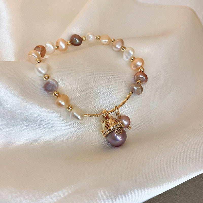 Wholesale Vintage Geometric Pearl Bracelet ACC-BT-Huih001