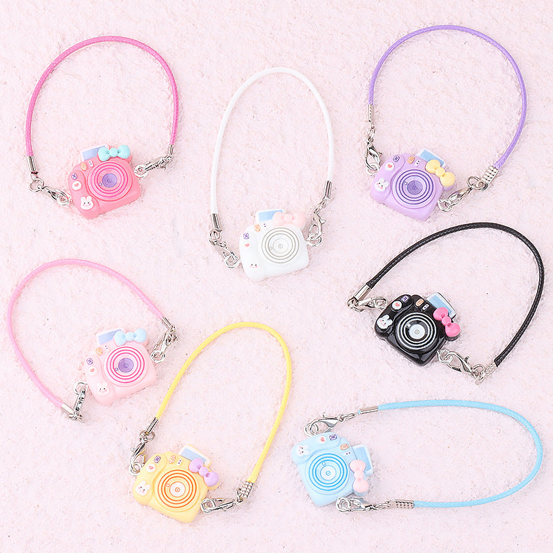 Wholesale Cute cartoon mini cartoon model small camera doll accessories