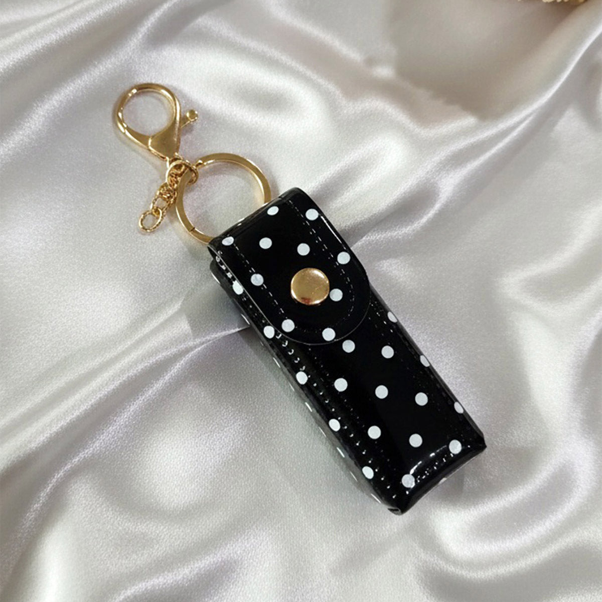 Wholesale Trendy Polka Dot PU Leather Coin Purse Bag Charm Fashion Accessory
