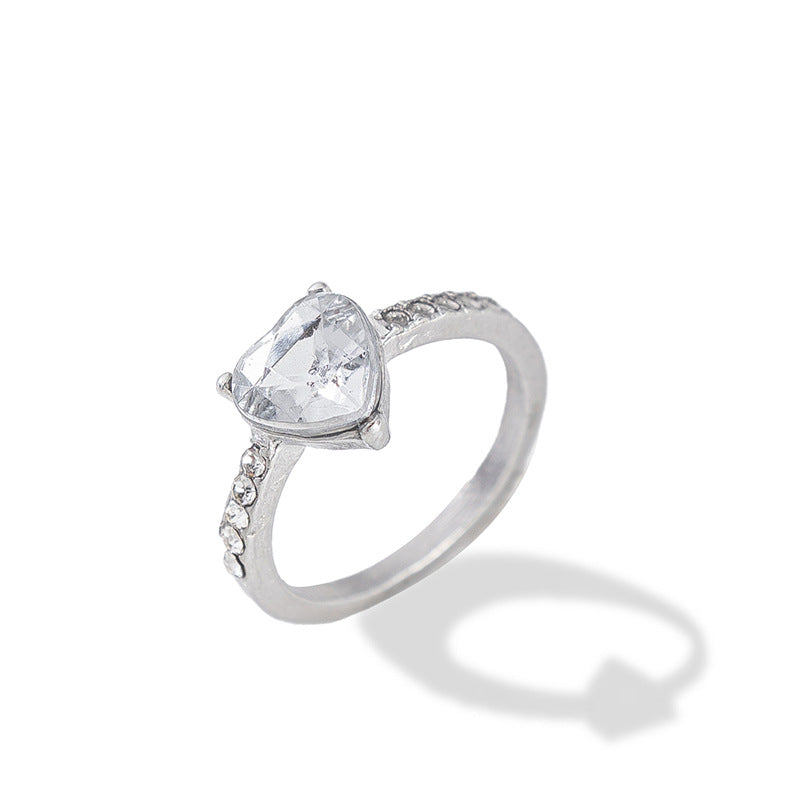 Wholesale personality diamond alloy ring  love ring