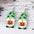 Wholesale Halloween Bat Skull Cute Dwarf Pendant Wood Earrings