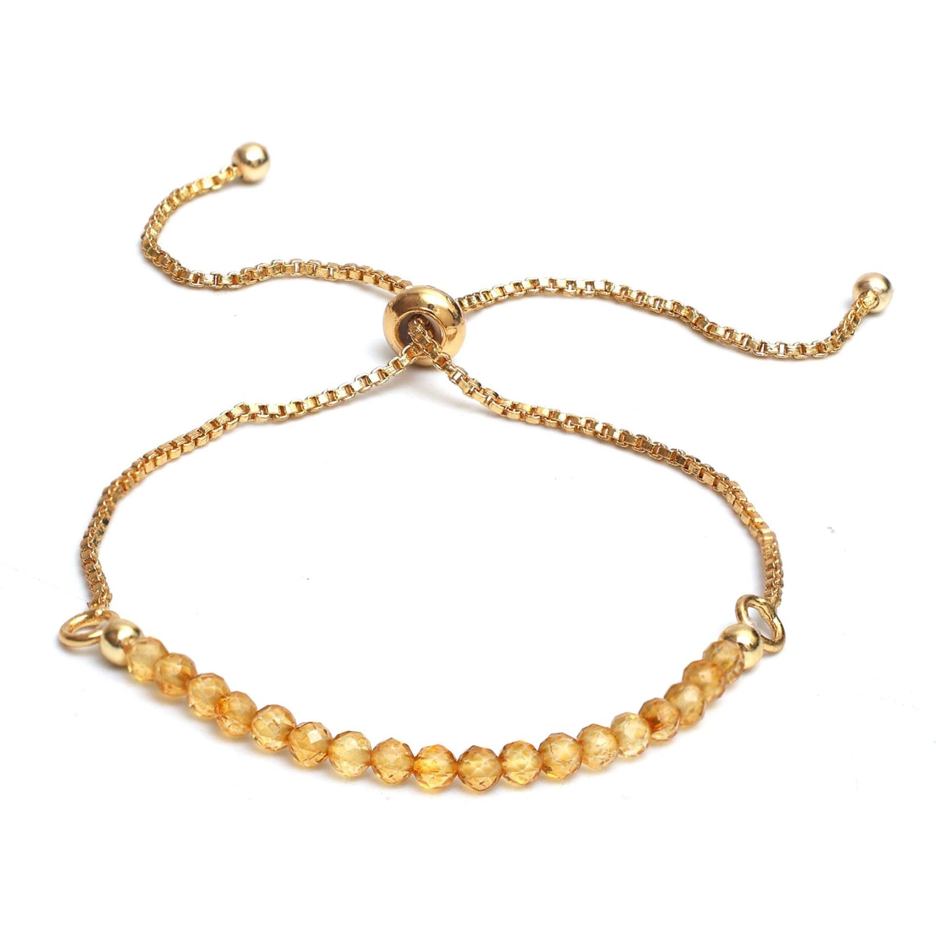 Wholesale Adjustable Gold Plated Chain Bracelet
