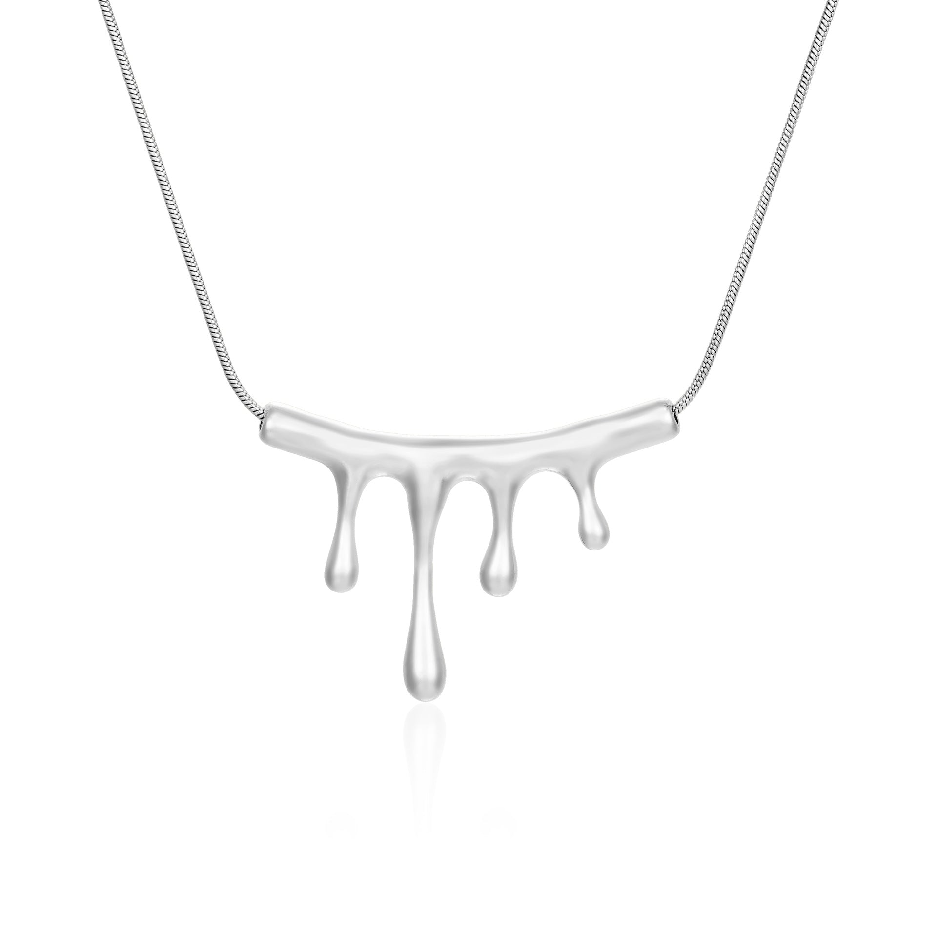 Wholesale Stainless steel horn necklace