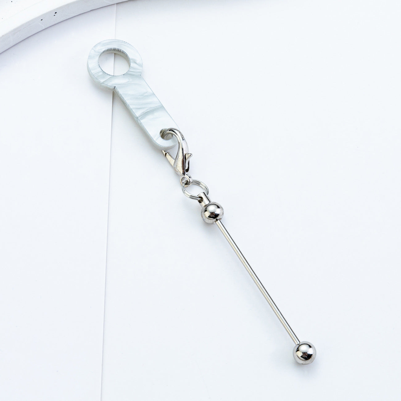 Wholesale DIY Beadable Acrylic Suitable for 8Mm-10Mm Water Cup Straw Accessories Decoration