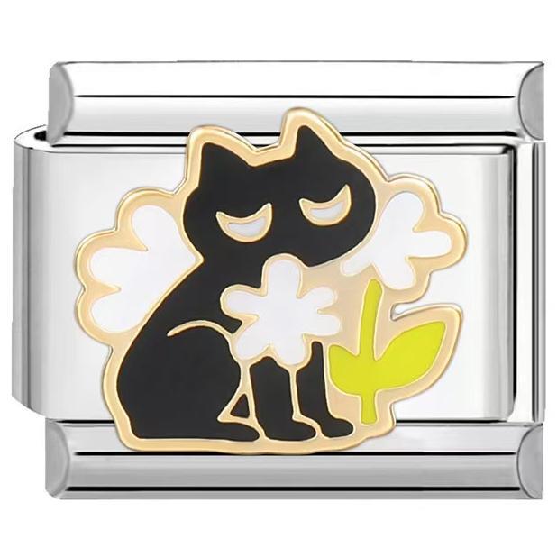 Wholesale Italian Charm Bracelet 9mm DIY Bat Precision   Creative Stainless Steel Composable Bracelet